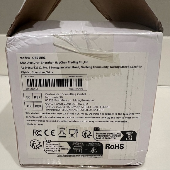 Portable self-stirring glass Mug, 13.5 oz ,New in Box. Batteries included - Picture 7 of 13